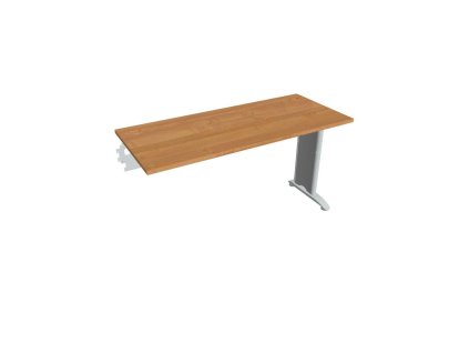 Pracovný stôl Flex, 140x75,5x60 cm, jelša/kov