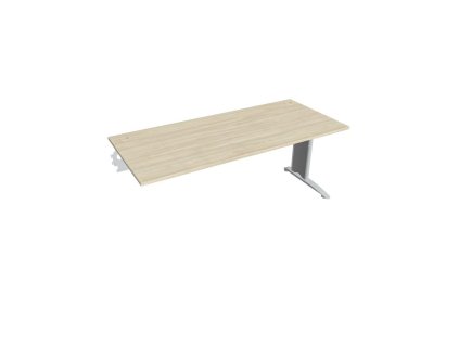 Pracovný stôl Flex, 180x75,5x80 cm, agát/kov