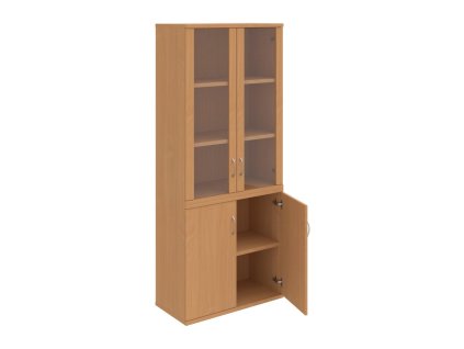 Policová skriňa Strong, 80x192x40 cm, buk/buk