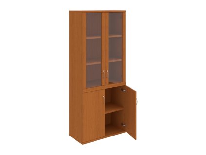 Policová skriňa Strong, 80x192x40 cm, čerešňa/čerešňa