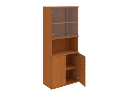 Policová skriňa Strong, 80x192x40 cm, čerešňa/čerešňa