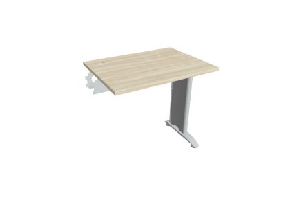 Pracovný stôl Flex, 80x75,5x60 cm, agát/kov