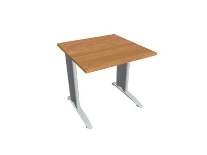 Pracovný stôl Flex, 80x75,5x80 cm, jelša/kov