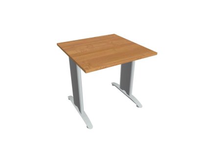 Rokovací stôl Flex, 80x75,5x80 cm, jelša/kov