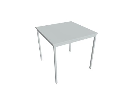 Jedálenský stôl Hobis, 80x75x80 cm, sivá