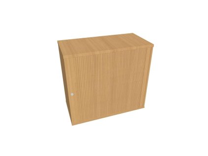 Prídavná skriňa k stolu Hobis, zámok, P, 80x75,5x40 cm, buk