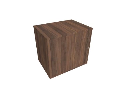 Prídavná skriňa k stolu Hobis, zámok, L, 80x75,5x60 cm, orech