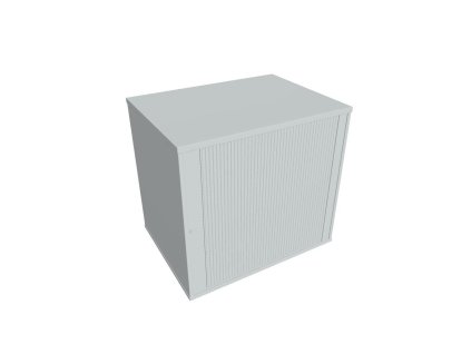 Prídavná skriňa k stolu Hobis, zámok, P, 80x75,5x60 cm, sivá