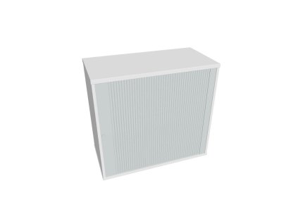 Prídavná skriňa k stolu Hobis, zámok, P, 80x75,5x40 cm, biela