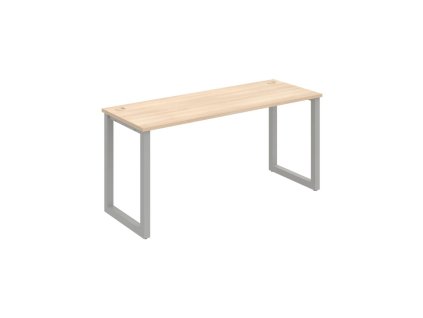 Pracovný stôl UNI O, 160x75,5x60 cm, agát/sivá