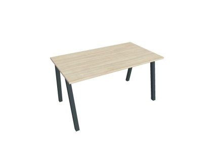 Rokovací stôl UNI A, 140x75,5x80 cm, agát/čierna