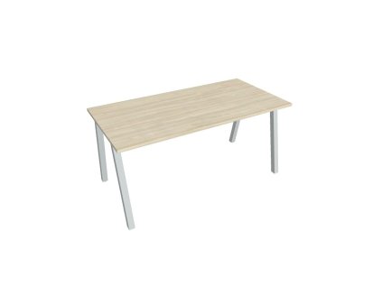 Rokovací stôl UNI A, 160x75,5x80 cm, agát/sivá