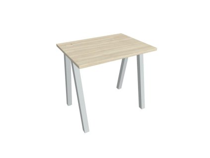 Pracovný stôl UNI A, 80x75,5x60 cm, agát/sivá