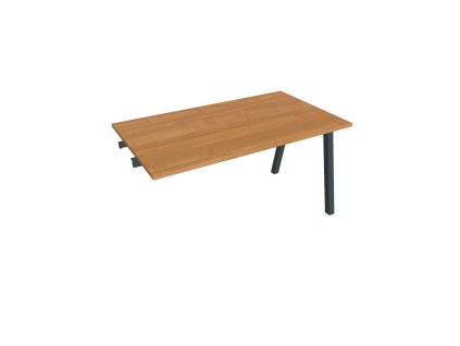 Rokovací stôl UNI A, k pozdĺ. reťazeniu, 140x75,5x80 cm, jelša/čierna