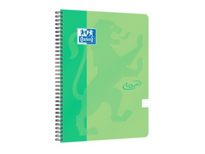 Blok Oxford Nordic Touch zelený, A4+, 70 listov, linajkový