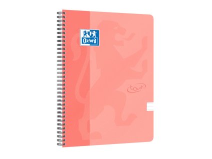 Blok Oxford Nordic Touch lososový, A4+, 70 listov, linajkový