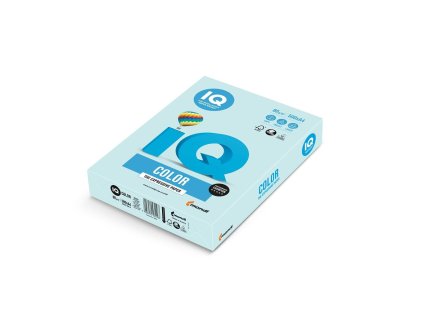 Farebný papier IQ color modrá pastelová BL29, A4, 80g