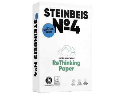 Kopírovací papier Steinbeis №4 recyklovaný A4, 80g CIE 135