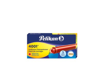 Bombičky Pelikan 5ks veľké červené