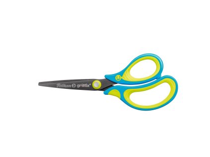 Nožnice Pelikan Griffix pre pravákov tyrkysové