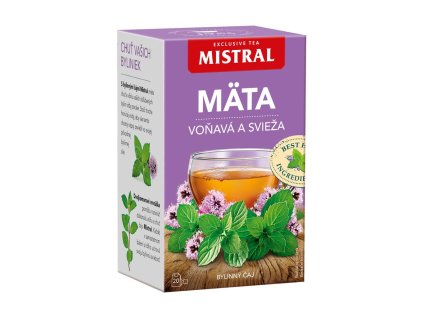 Čaj MISTRAL bylinný mäta voňavá a svieža HB 20 x 1,5 g