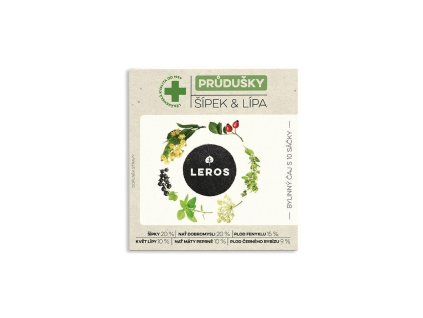 Čaj LEROS bylinný Natur Imunita Vitamín C šípka & lipa HB 10 x 1,5 g