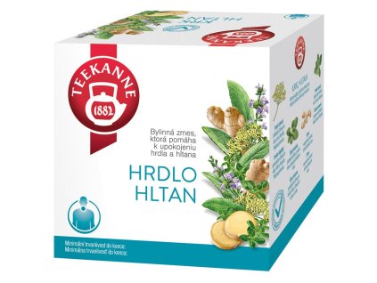 Čaj TEEKANNE bylinný krk a hltan HB 10 x 2g