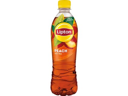 Čierny ľadový čaj Lipton broskyňa 12 x 0,5 ℓ