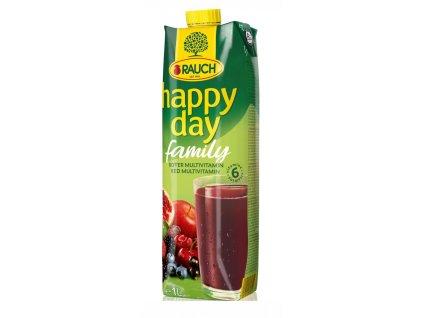 Džús Happy Day Family Multivitamín red fruit 1 ℓ