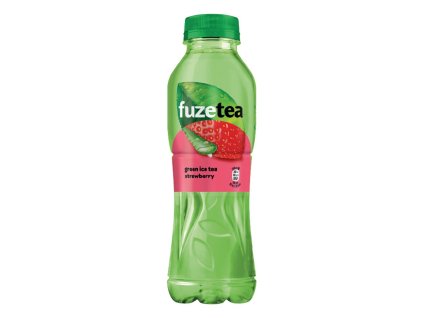 Zelený ľadový čaj FUZETEA Aloe vera a jahoda 12 x 0,5 ℓ