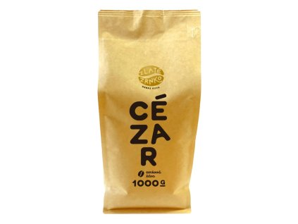 Káva zrnková Zlaté Zrnko Cézar 75% arabica a 25% robusta 1kg