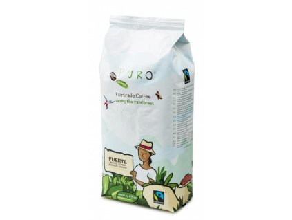 Káva Fairtrade Puro Fuerte zrnková 1 kg