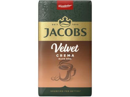 Káva Jacobs Velvet Crema mletá 250g