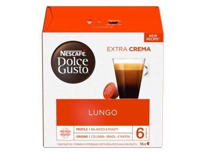 Kávové kapsule DOLCE GUSTO Caffé Lungo (16 ks)