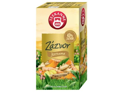 Čaj TEEKANNE Ginger & Curcuma HB 20 x 1,6g