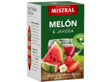Čaj MISTRAL ovocný melón jahoda HB 40 g