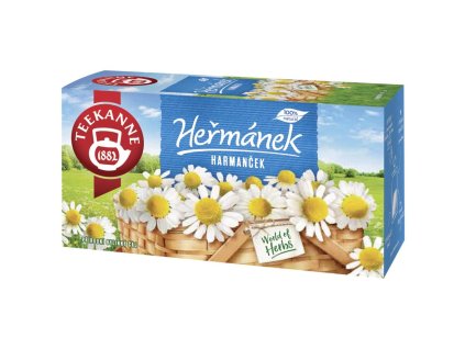 Čaj TEEKANNE bylinný Rumanček HB 20 x 1,1g