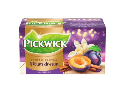 Čaj PICKWICK slivky s vanilkou a škoricou HB 20 x 2g