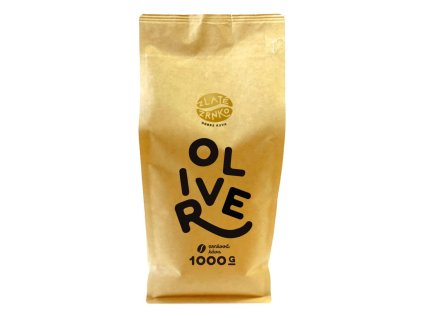 Káva zrnková Zlaté Zrnko Oliver 90% arabica a 10% robusta 1kg