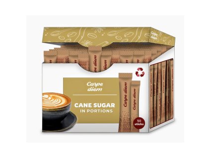 Cukor trstinový porciovaný tyčinky HB 50 x 4 g