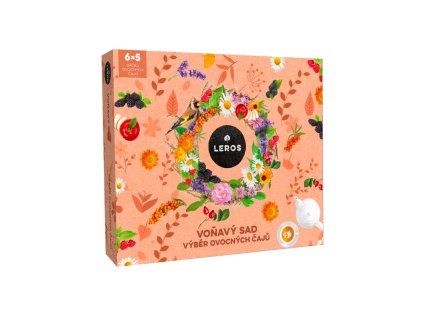 Kolekcia čajov LEROS Voňavý Sad 6 x 5 vrecúšok, 60g