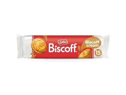 Karamelové sušienky Lotus Biscoff Sandwich Biscoff cream 150g