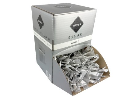 Cukor Rioba biely 500 x 4 g tyčinky