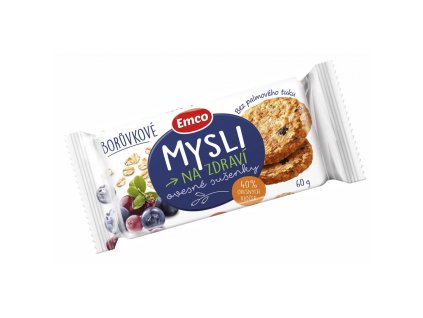 Ovsené sušienky MYSLI 60 g čučoriedkové