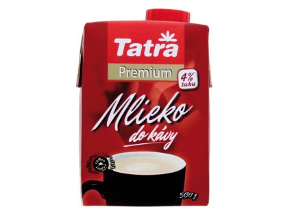 Mlieko do kávy Tatra premium 4% s uzáverom, 500 g