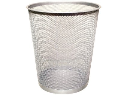 Drôtený kôš 19 ℓ strieborný