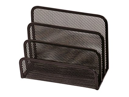 Drôtený stojan na listy 170x135x83mm čierny