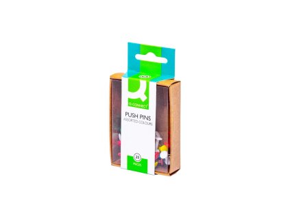 Napichovacie špendlíky Q-CONNECT mix farieb 25ks