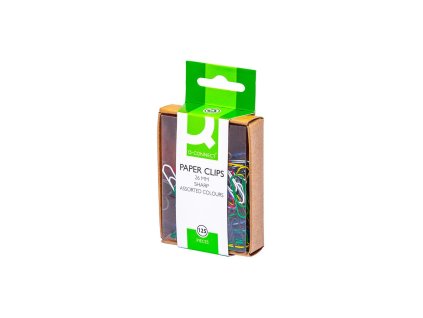 Spisové spony Q-CONNECT 26mm mix farieb 125ks