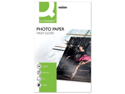 Fotopapier Q-CONNECT vysoký lesk, 260 g, 20 hárkov